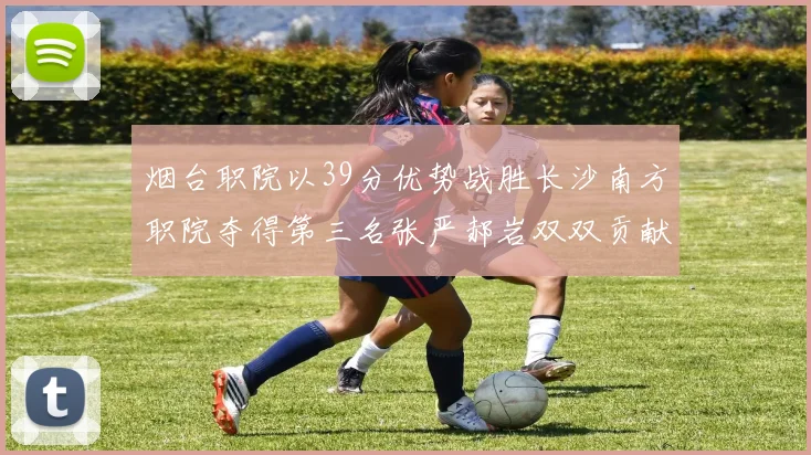 烟台职院以39分优势战胜长沙南方职院夺得第三名张严郝岩双双贡献27分